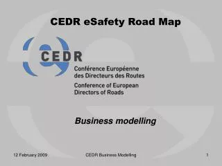 CEDR eSafety Road Map