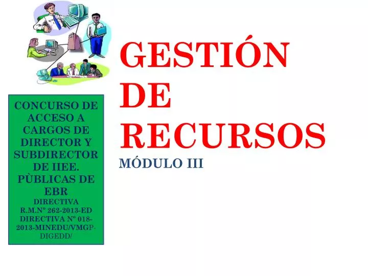 gesti n de recursos m dulo iii