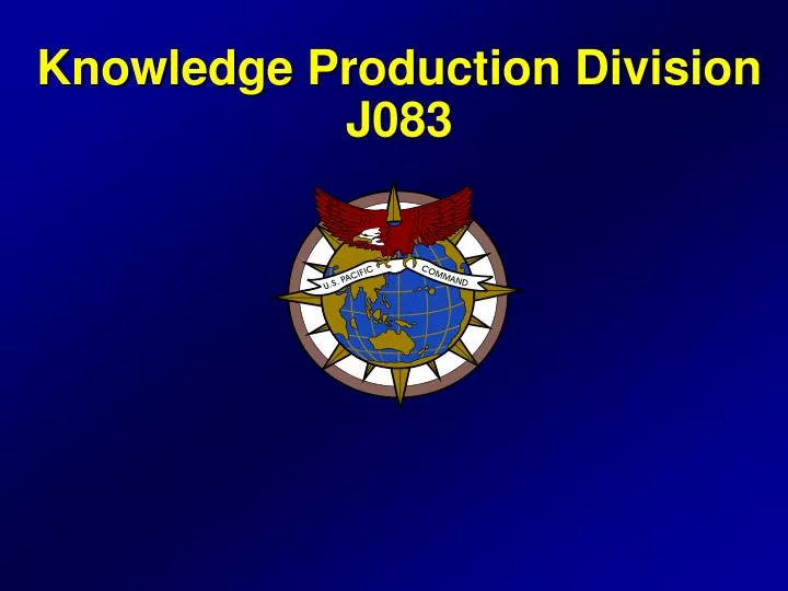 knowledge production division j083