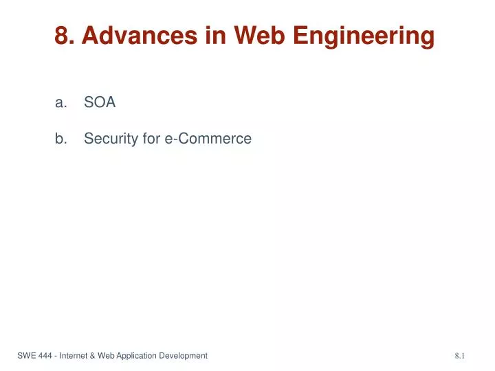 8 advances in web engineering