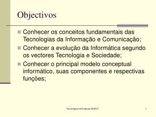 objectivos