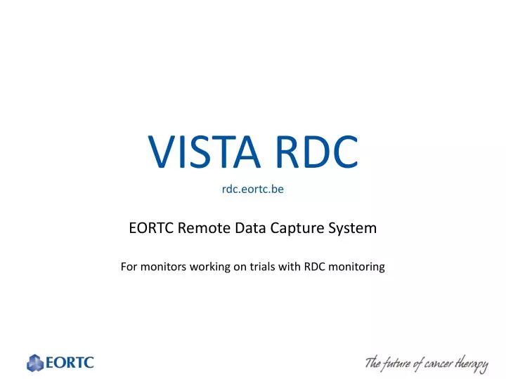 vista rdc rdc eortc be