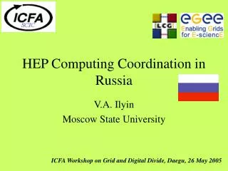 HEP Computing Coordination in Russia