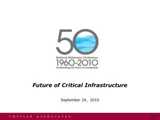 Future of Critical Infrastructure