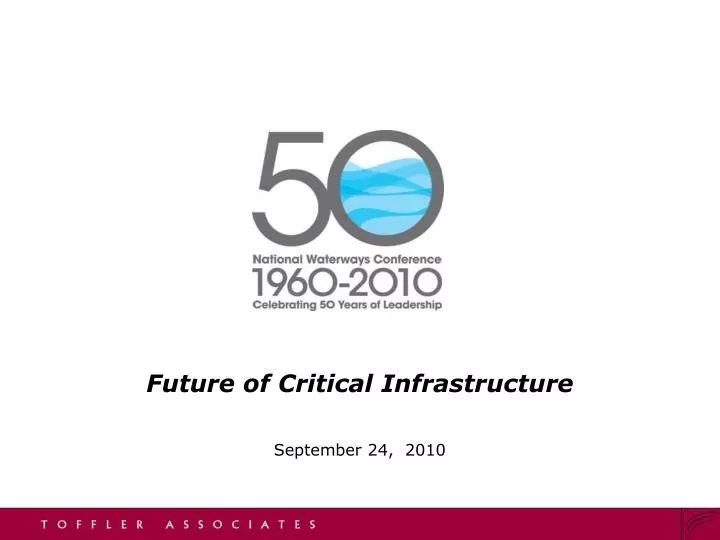 future of critical infrastructure
