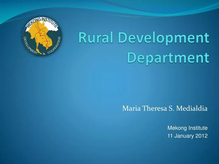 rural development department