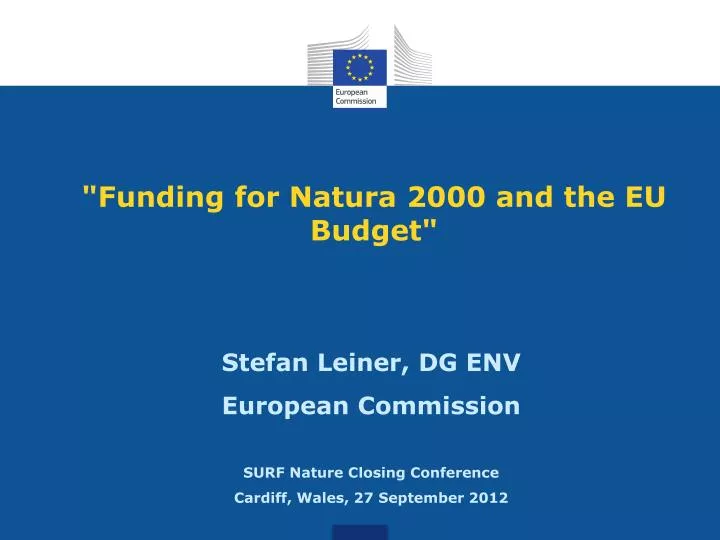 funding for natura 2000 and the eu budget
