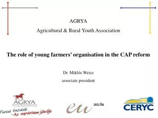AGRYA Agricultural &amp; Rural Youth Association