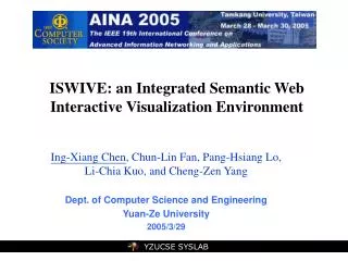 ISWIVE: an Integrated Semantic Web Interactive Visualization Environment