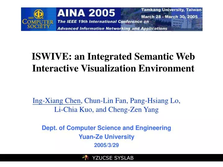 iswive an integrated semantic web interactive visualization environment