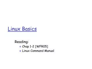 Linux Basics