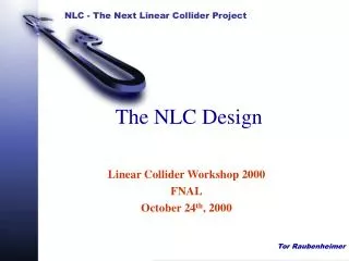 The NLC Design