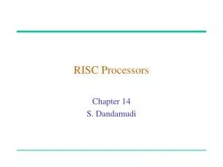 RISC Processors