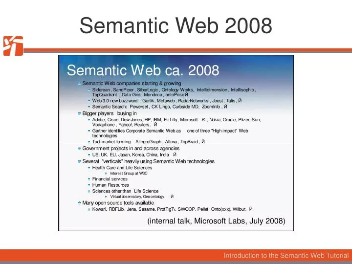 semantic web 2008