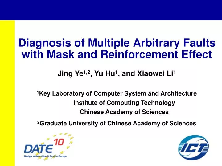 diagnosis of multiple arbitrary faults with mask and reinforcement effect