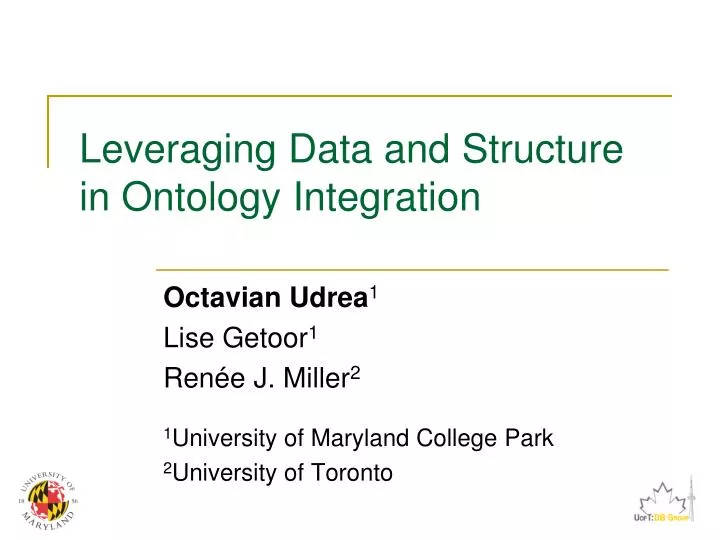 leveraging data and structure in ontology integration