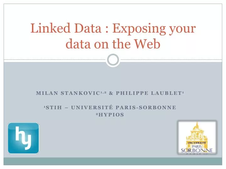 linked data exposing your data on the web