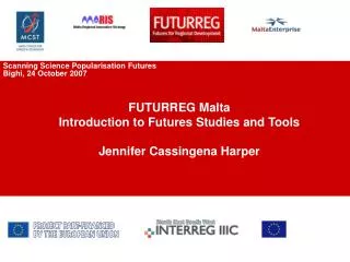 MARIS-FUTURREG Exploring Regional Innovation Futures
