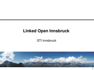 Linked Open Innsbruck