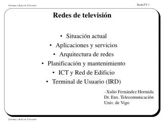 redes de televisi n