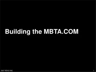 Building the MBTA.COM