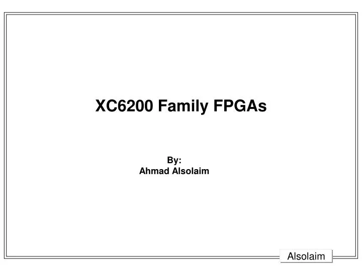 xc6200 family fpgas