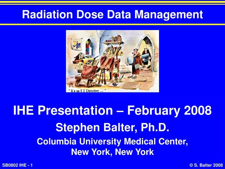 radiation dose data management