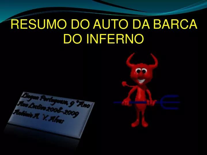 resumo do auto da barca do inferno