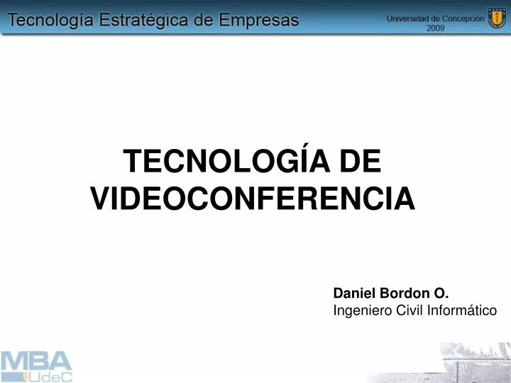 tecnolog a de videoconferencia