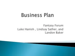 business plan