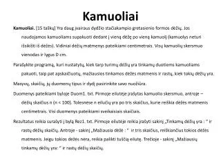 kamuoliai