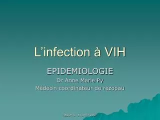 l infection vih