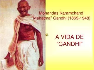 a vida de gandhi