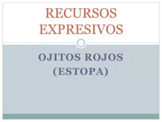 recursos expresivos