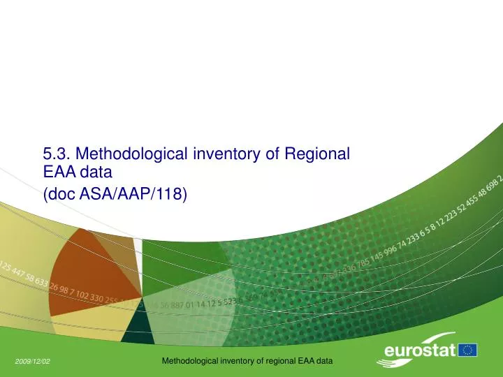 5 3 methodological inventory of regional eaa data doc asa aap 118