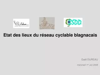 etat des lieux du r seau cyclable blagnacais