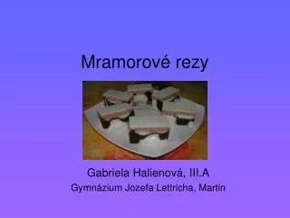 mramorov rezy