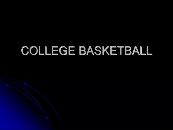 presentation college basketball stats