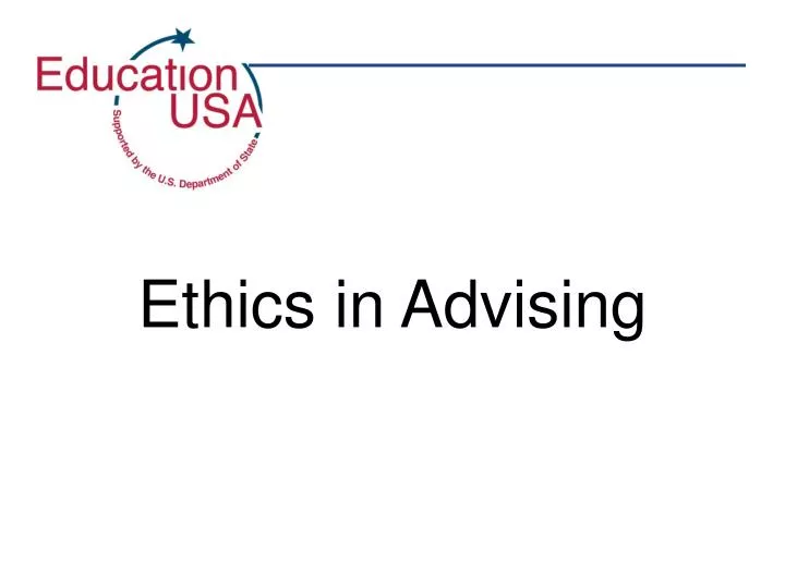 ethics in advising
