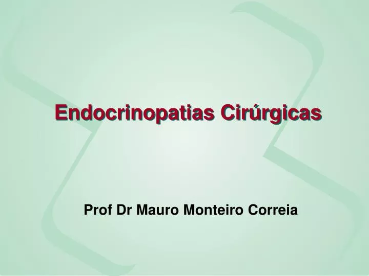 endocrinopatias cir rgicas