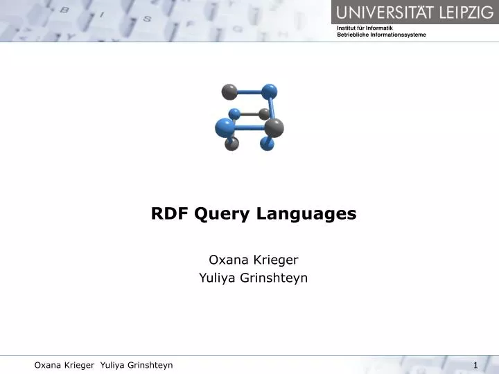 rdf query languages
