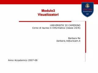 modulo3 visualizzatori