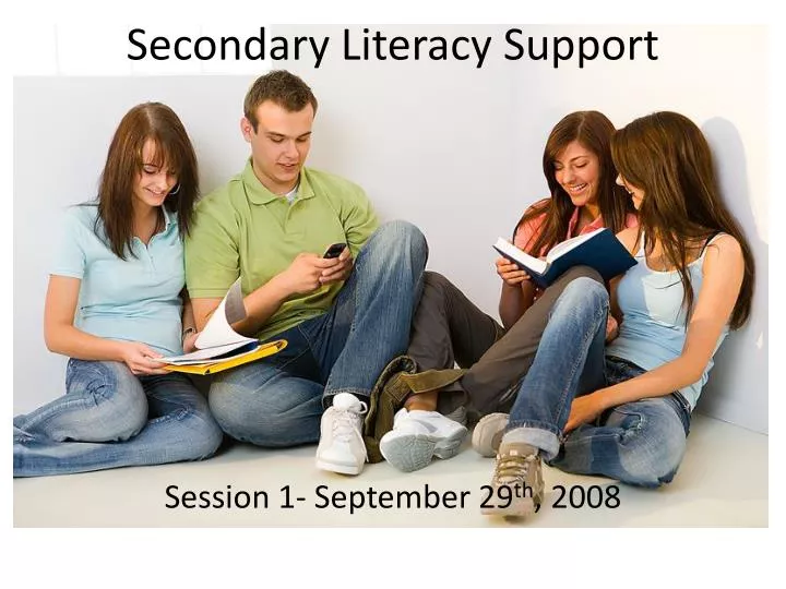 secondary literacy support