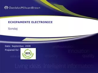 echipamente electronice sondaj