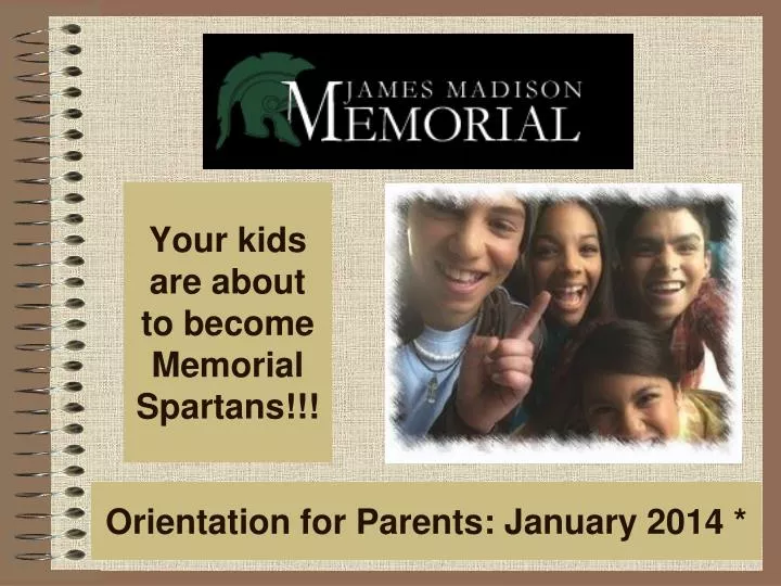 orientation for parents january 2014