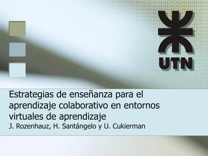 estrategias de ense anza para el aprendizaje colaborativo en entornos virtuales de aprendizaje