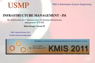 INFRASTRUCTURE MANAGEMENT - IM