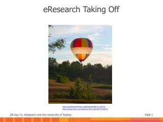 eResearch Taking Off
