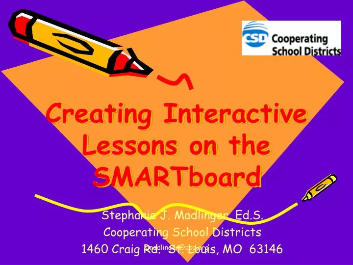 creating interactive lessons on the smartboard