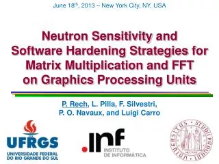 Neutron Sensitivity and Software Hardening Strategies for Matrix Multiplication and FFT